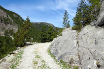 Rocas pulidas por el hielo en el valle de la Llosa.