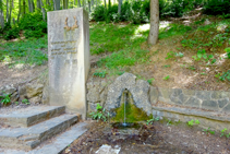 Fuente del collado de Falgars.