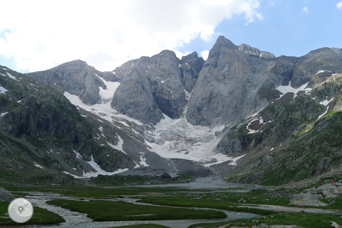 Lago de Gaube y circo de Oulettes de Gaube 1 