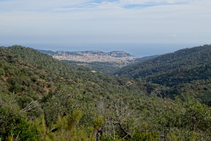 Vistas de Sant Feliu de Guíxols.