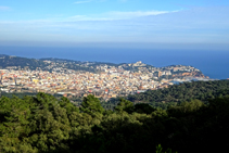 Panorámica de Sant Feliu de Guíxols.