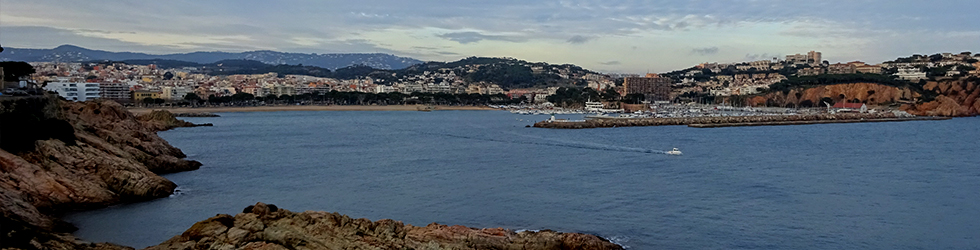 Macizo de la Ardenya desde Sant Feliu de Guíxols
