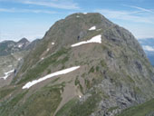 Mont Valier (2.838m) y pico de la Pala Clavera (2.721m)