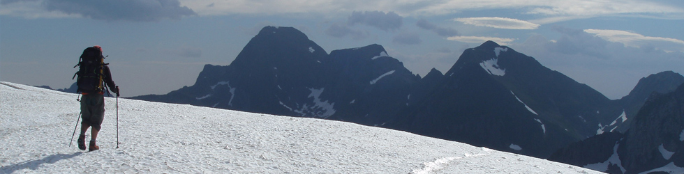 Mont Valier (2.838m) y pico de la Pala Clavera (2.721m)
