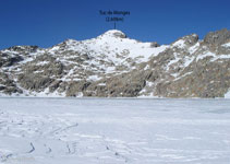 Lago y Tuc de Monges (2.707m).