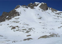 Vista panorámica del Montardo mientras volvemos hacia el refugio Ventosa i Calvell.