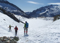 Cerca del lago de Travessani.