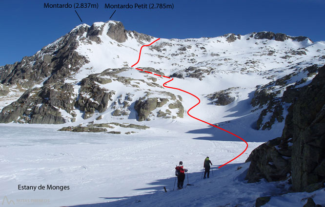 Montardo (2.833m) y Montardo Petit (2.781m) por Cavallers 2 