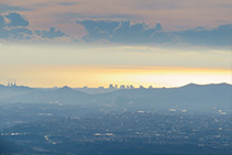 Vistas de la costa de Barcelona.