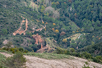 Llegando al Marquet de les Roques.