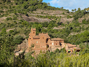 El Montcau (1.056 m) desde el Marquet de les Roques