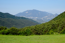 La sierra de Ensija desde el collado de Sobirana.