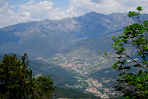 Guardiola de Berguedà, Bagà y el Moixeró.