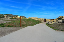 Parking del Paraje de Tudela.