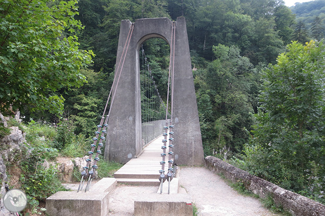 La pasarela de Holzarté y las gargantas de Olhadubi 1 