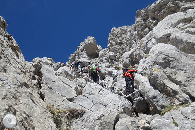 Pedraforca (2.506m) por el collado del Verdet y la Enforcadura 1 