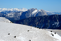 El Pedraforca desde el Pedró dels Quatre Batlles.