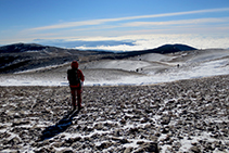 Mar de nubes desde el Vulturó.