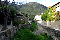Ribera de la Selva llegando al pueblo de la Selva de Mar.