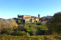 La villa de Santa Pau.