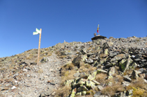 Llegando a la cima.