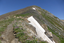 Cresta del pico de la Serrera.