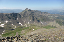 Pico del Estanyó desde la Serrera.