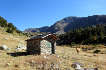 Cabaña y Pleta de la Serrera.