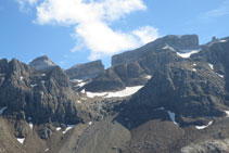 El Casco, Brecha de Rolando, la Punta Bazillac y El Dedo.