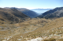 La vertiente meridional del circo de los Colells.