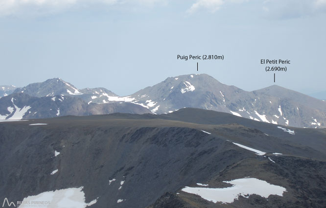 Carlit (2.921m) desde el embalse de las Bulloses 1 