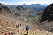 Descenso por la Coma d´Estats.