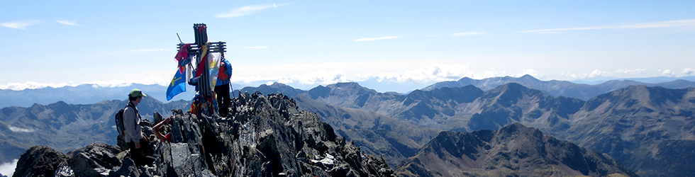 Pica d´Estats (3.143m) desde la Vall Ferrera
