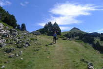 Vemos la silueta del Arlas al fondo.