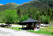 La caseta del Parc Nacional d´Aigüestortes i Estany de Sant Maurici, en Prat Pierró.