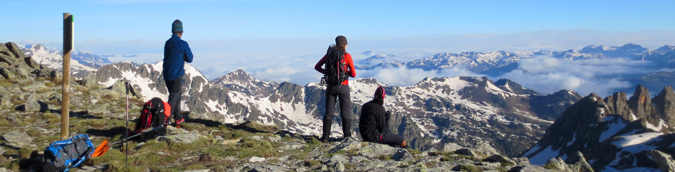 Pico de Amitges (2.848m) y Tuc de Saboredo (2.829m)