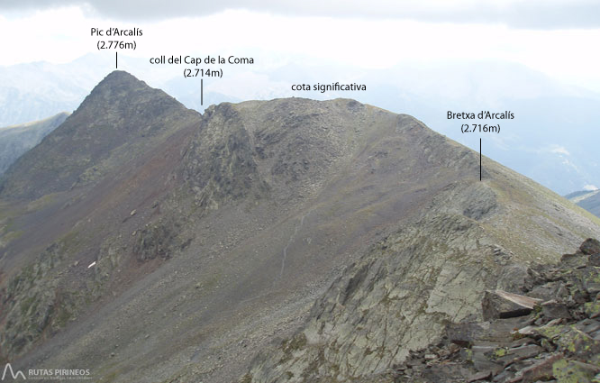 Pico de Cataperdís (2.806m) y pico de Arcalís (2.776m) 1 