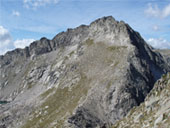 Pico de Peguera (2.983m) y pico de Monestero (2.877m)