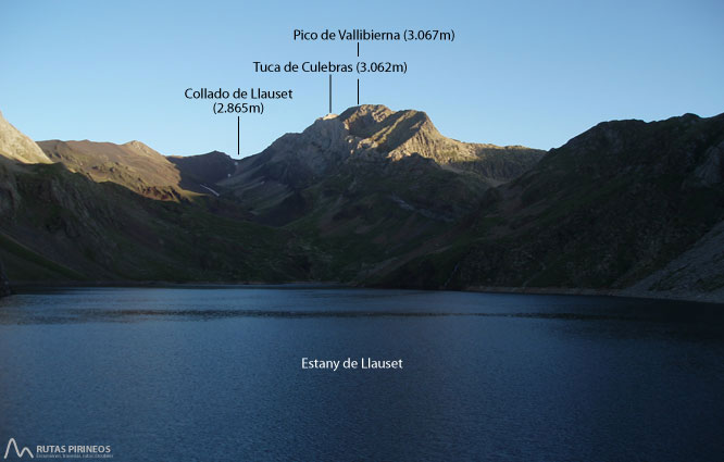Vallibierna (3.067m) y Culebras (3.062m) por Llauset 1 