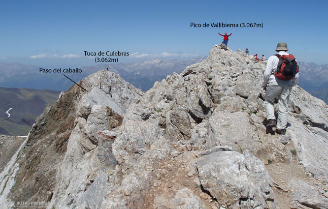 Vallibierna (3.067m) y Culebras (3.062m) por Llauset 1 