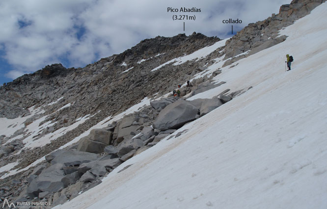Maladeta Oriental (3.308m) y pico Abadías (3.271m) por la Renclusa 2 