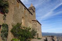 La fachada meridional del Castellvell.