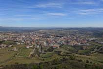 Desde el castillo las vistas de la ciudad de Solsona son magníficas.