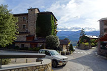 Llegamos finalmente al Hotel Muntanya, en el centro de Prullans.