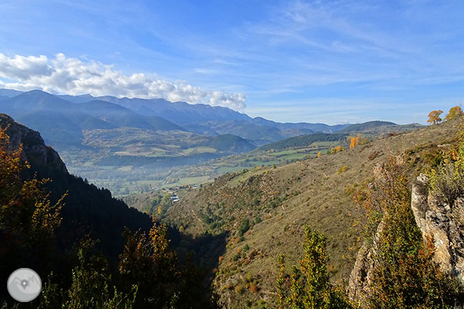 La cueva de Anes desde Prullans 1 