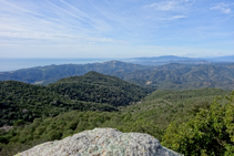 Vistas hacia la cordillera Litoral.