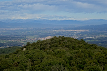 El macizo del Canigó desde el Puig de Cadiretes.