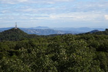 Antenas del castillo de Montagut.