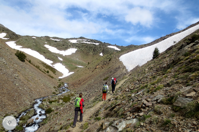 Puigpedrós (2.915m) por Engorgs desde el refugio de Malniu 1 