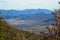 Vistas de la cubeta de Olot.